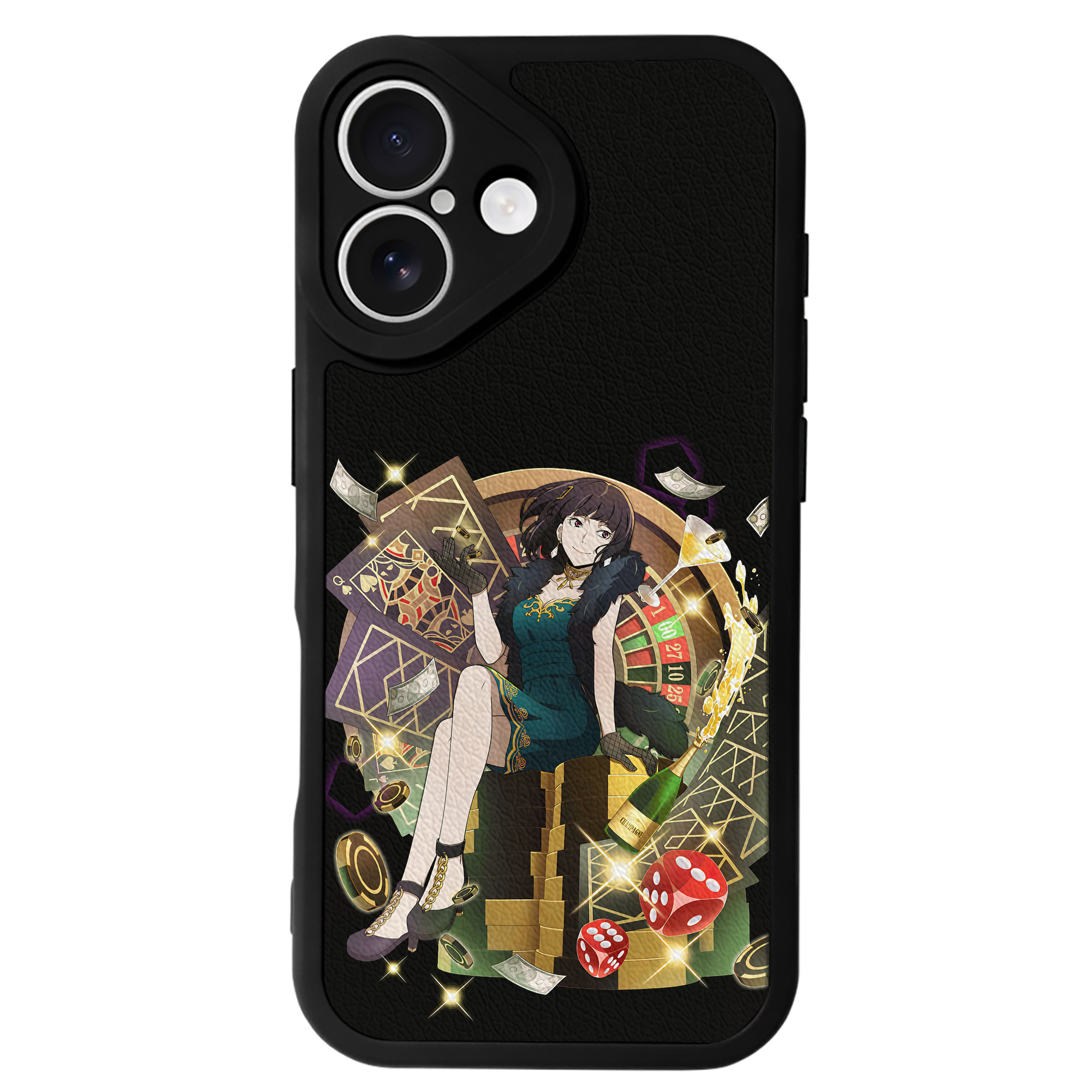 （画像用） 文豪ストレイドッグス Bungo Stray Dogs 【iPhone 16シリーズ対応】シリコンスマホケース（レザー調） 材質：シリコン
